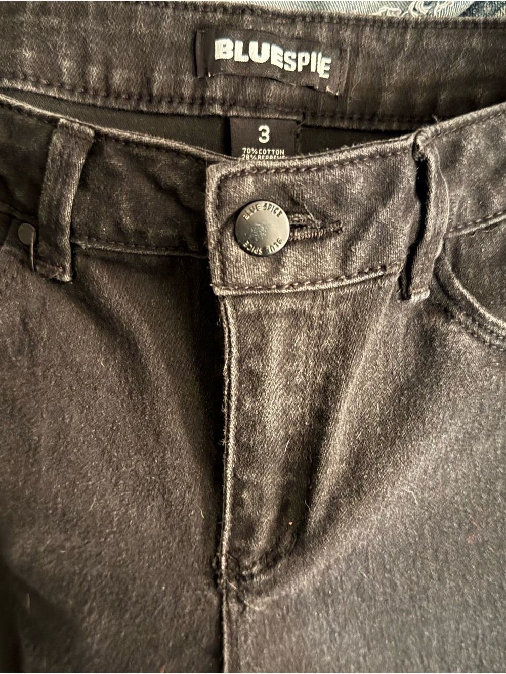 Blue Spice Black High-Rise Women's Jeans